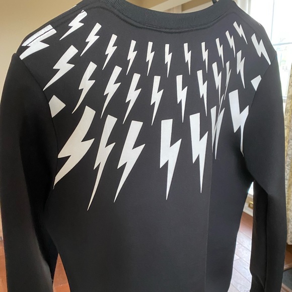 Neil Barrett Lightning Bolt Sweater as seen on schitts creek David - Picture 4 of 5